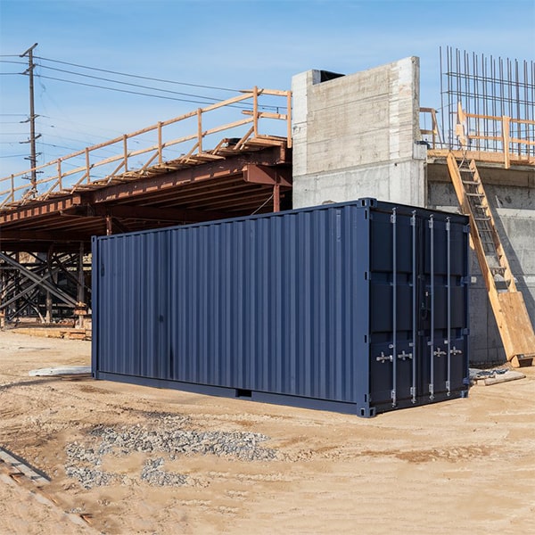 we can provide a quote for renting or purchasing construction site storage containers